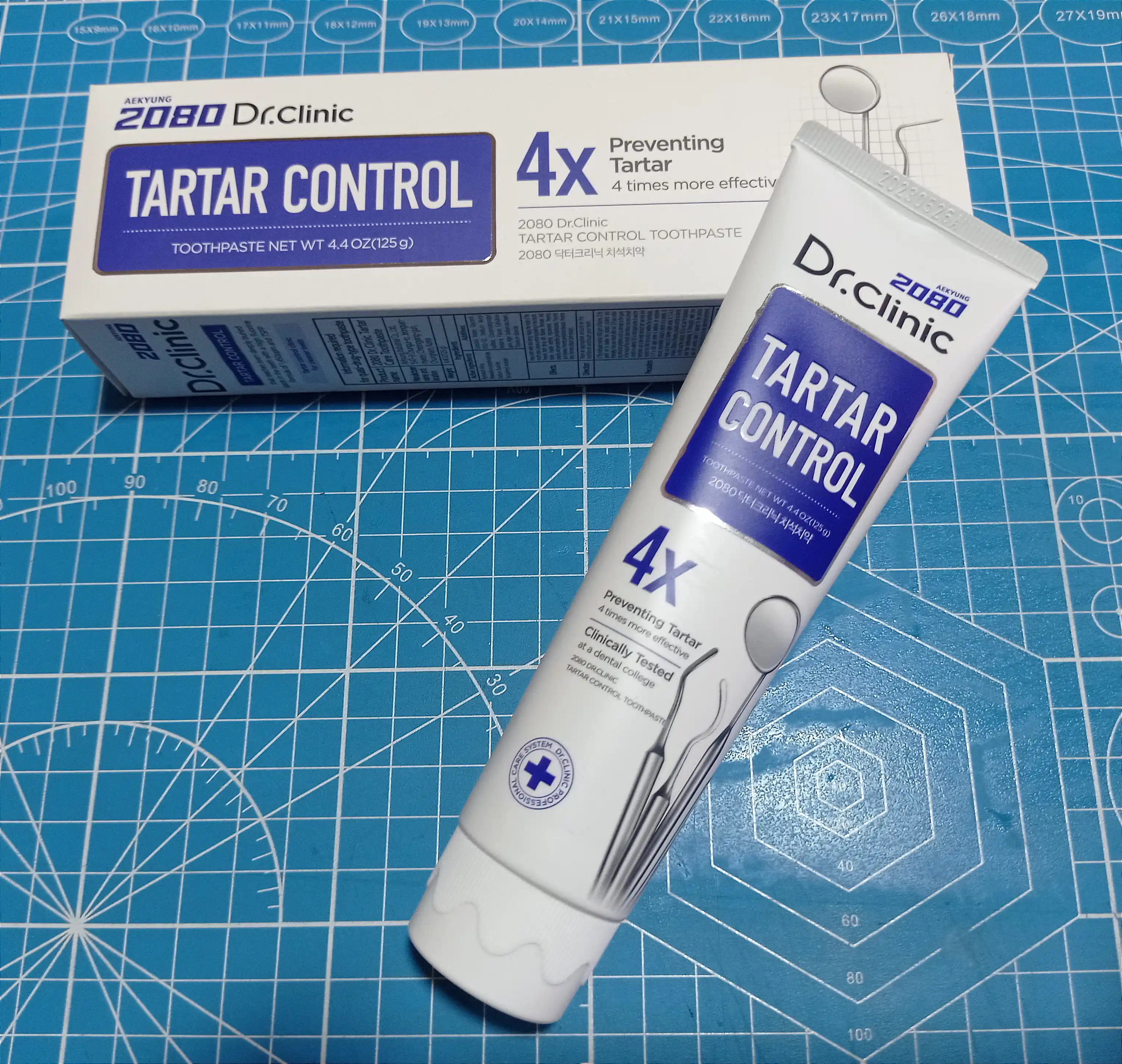 Tish pastasi, tishdagi toshlarni bartaraf etuvchi Dr.Clinic 2080 Koreya, 125 gr