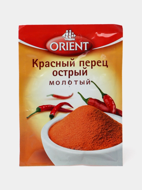 Qizil maydalangan achchiq qalampir Orient, 12 g - 
