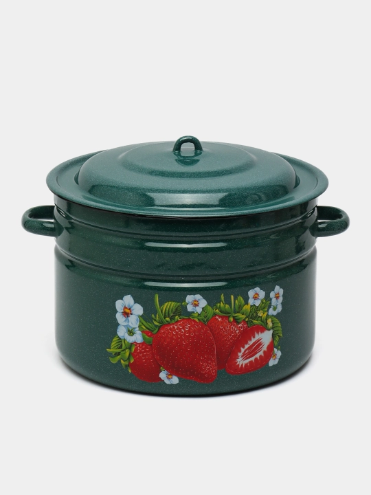 Кастрюли эмалированные с крышкой, кастрюли для кухни, кастрюли с крышкой, кастрюли
