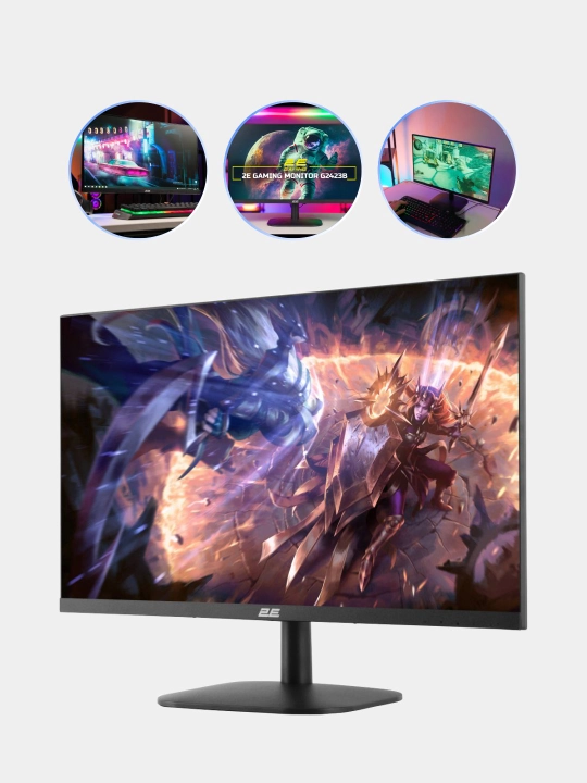 Игровой монитор 2E GAMING G2423B, FHD с разрешением 1920x1080, 165 Гц, 23,8" IPS матрица