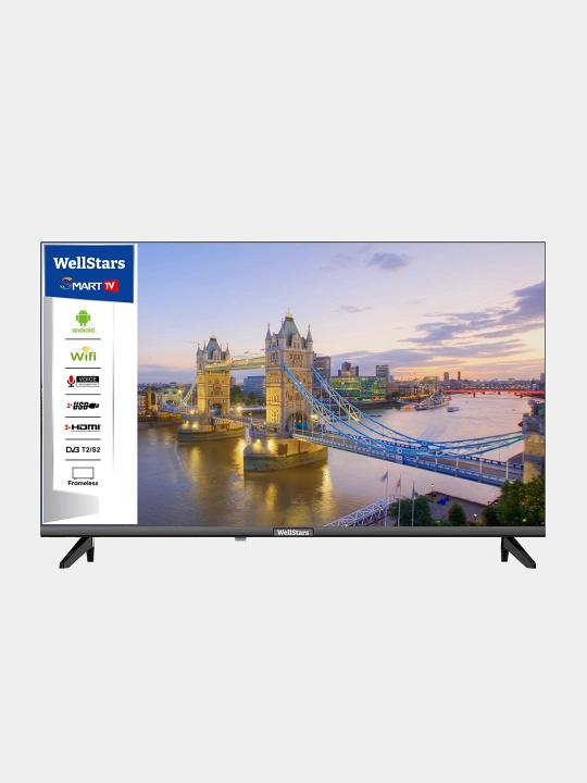 Смарт-телевизор WellStars 32"/43"/55"/70", голосовой поиск, Magic пульт, Full HD, 4K