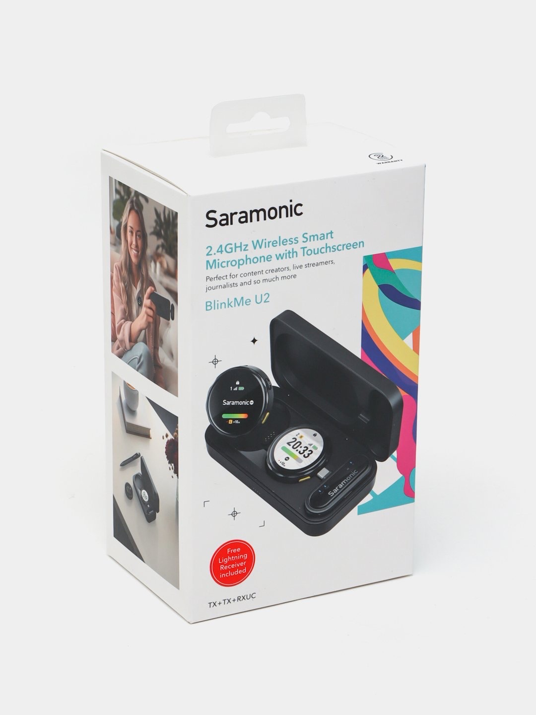 Saramonic BlinkME U2, дистанционный петличный микрофон USB-C, Lightning ...