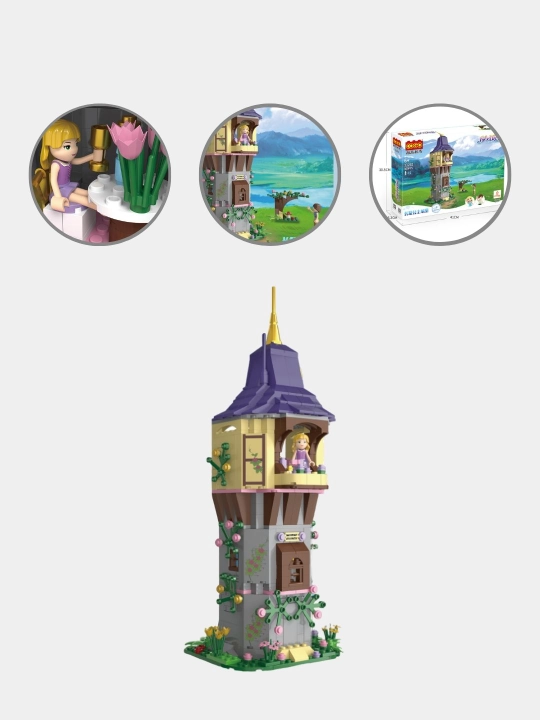 Конструктор лего COGO Замки, башни, здания сказочные, Lego Disney