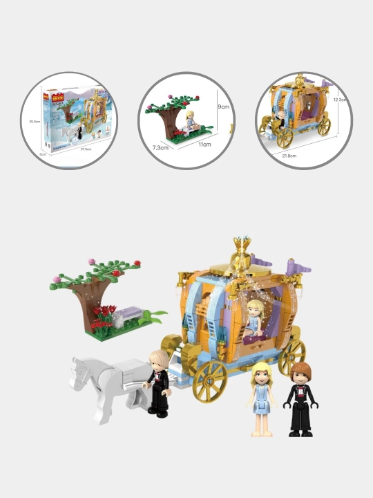 Конструктор лего COGO Замки, башни, здания сказочные, Lego Disney