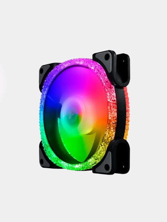 120 mm LED ventilyator, noyob sehrli olmosli ramka