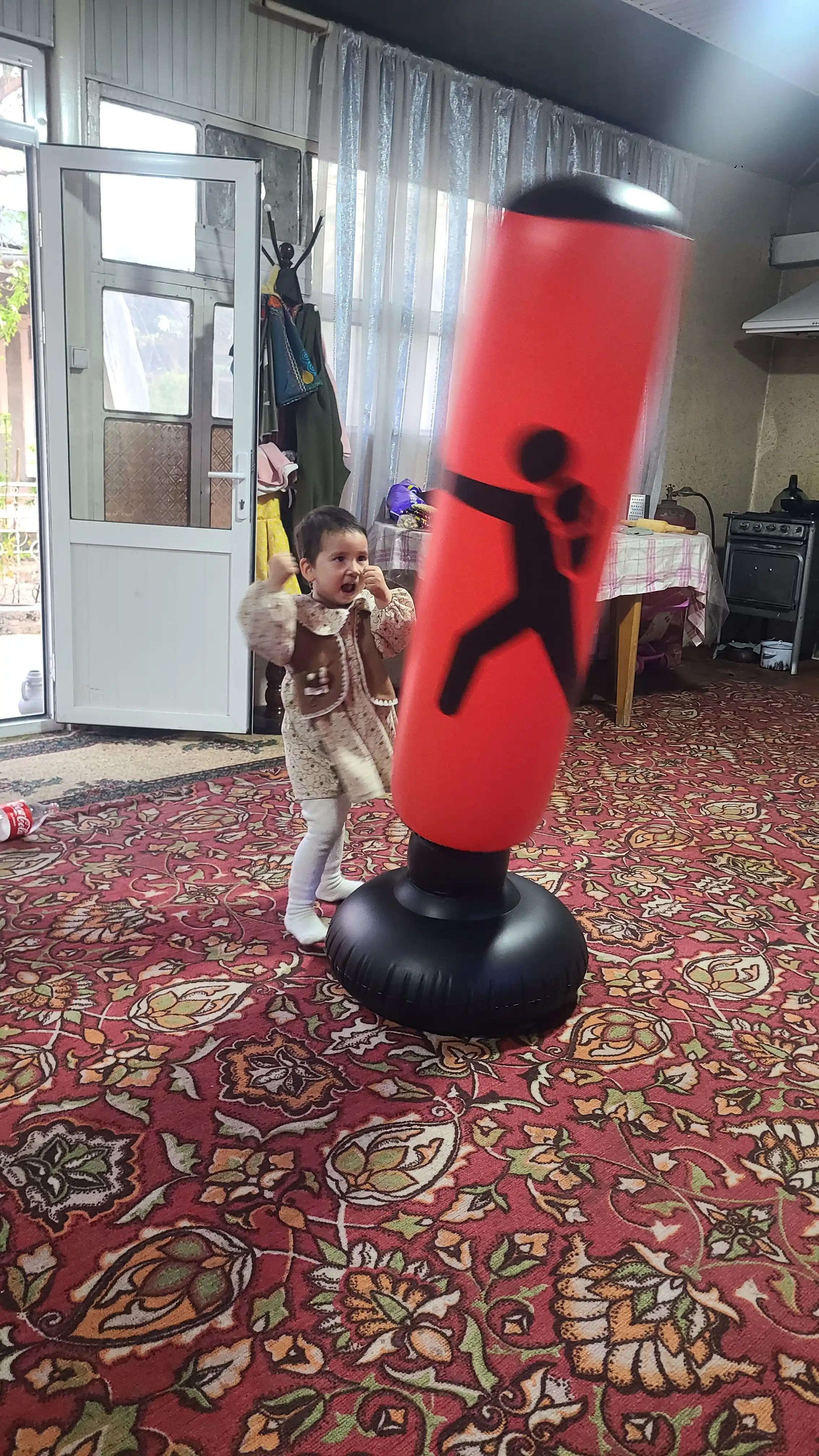 Boks uchun grusha, puflanadigan, bolalar uchun, 1.6 m