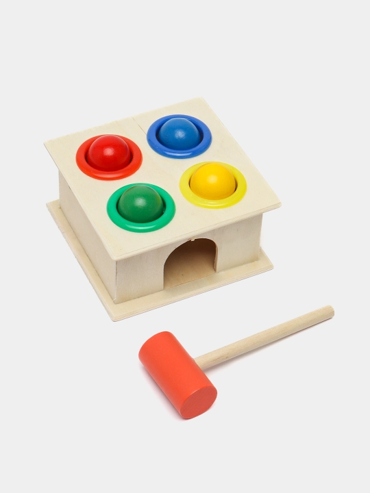 O'quv bolalar o'yinchog'i, bizibord, ijodiy sovg'a, yog'och o'yin, Montessori