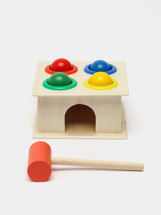 O'quv bolalar o'yinchog'i, bizibord, ijodiy sovg'a, yog'och o'yin, Montessori