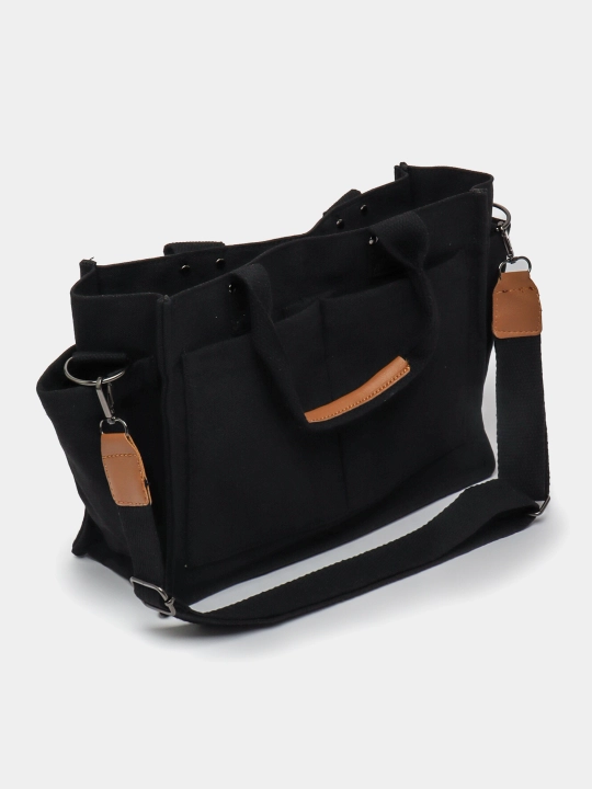 Ayollar shopper sumkasi, charm qoplamali