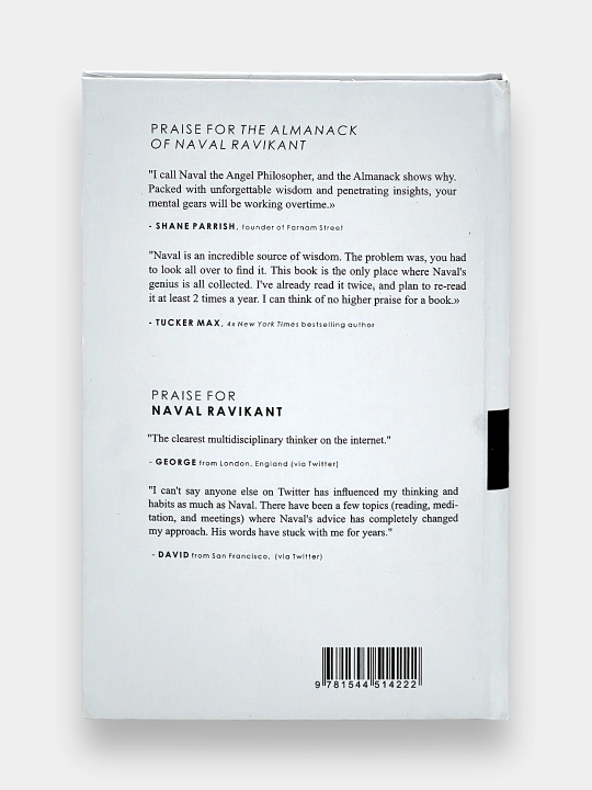 The Almanack of Naval Ravikant  Eric Jorgenson