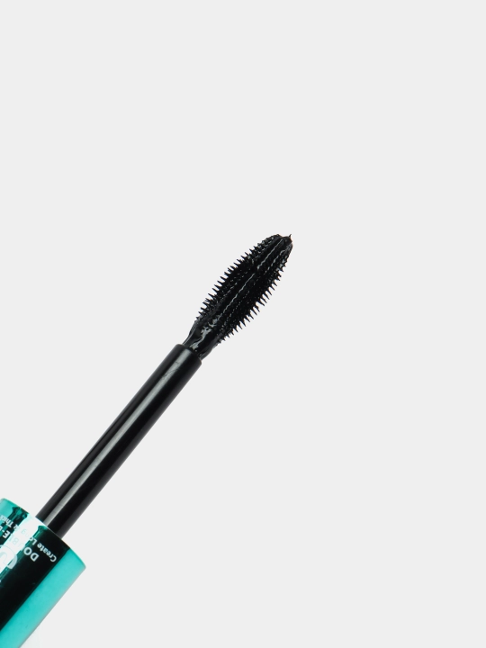 Тушь для ресниц две щеточки Kiss Beauty 3D эффект, удлинение и объем, черная, 9 мл