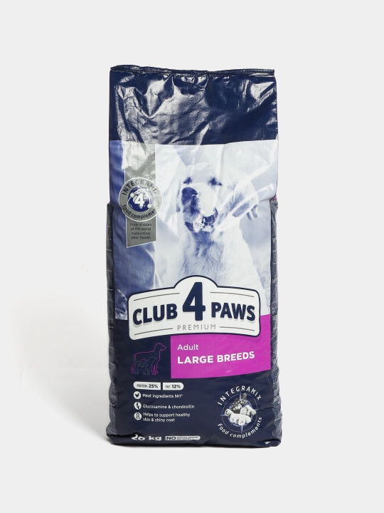 Katta itlar uchun Club 4 Paws quruq ozuqasi, 14 kg - 