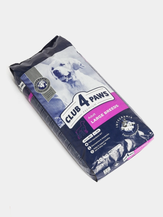 Сухой корм Club 4 Paws для взрослых собак, 14 кг