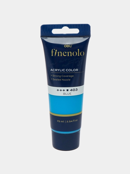 Tubali akril bo‘yoq, Deli, Finenolo EC75-CB, 75 ml