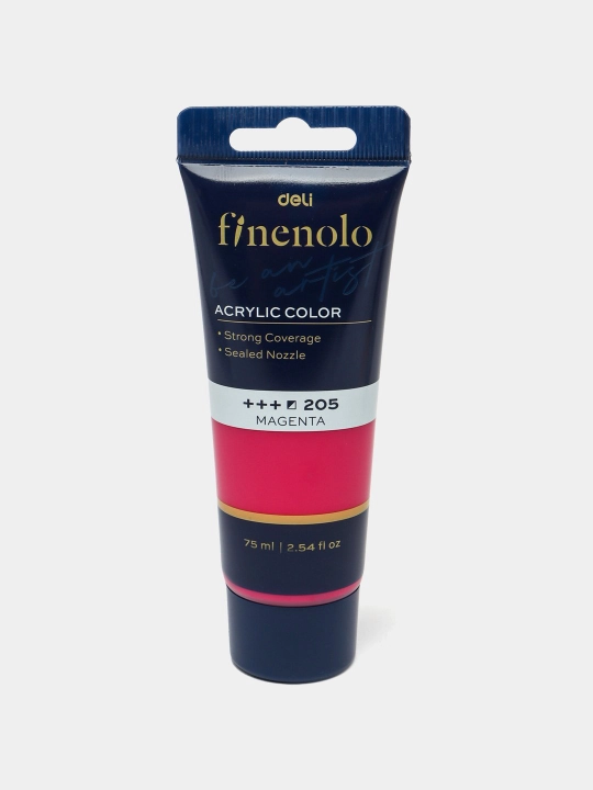 Tubali akril bo‘yoq, Deli, Finenolo EC75-CB, 75 ml