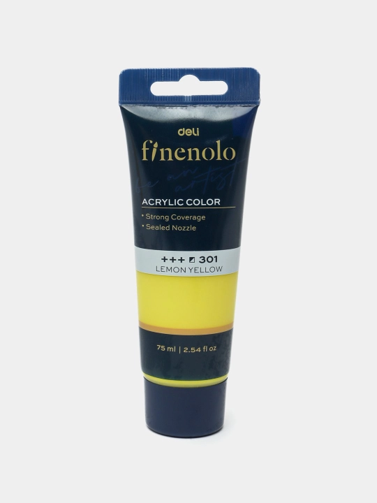 Тубальная акриловая краска, Deli, Finenolo EC75-CB, 75 мл