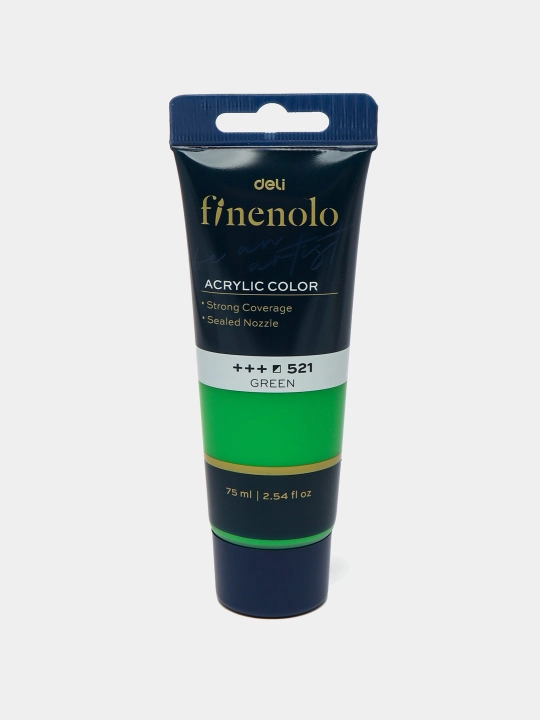Tubali akril bo‘yoq, Deli, Finenolo EC75-CB, 75 ml