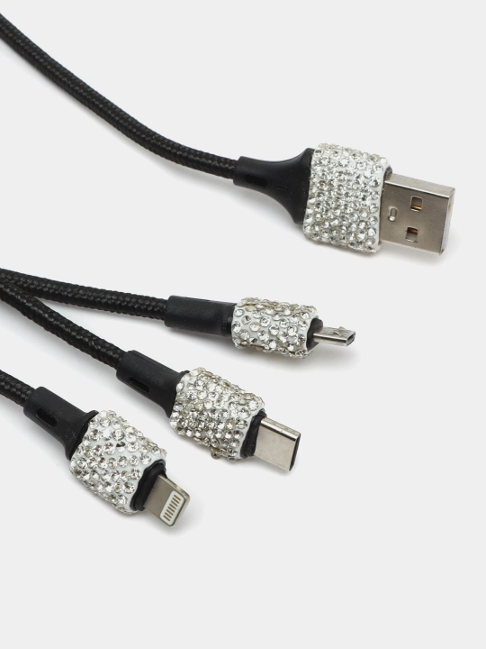 Zaryadlovchi sim: MicroUSB / lightning / Type - C