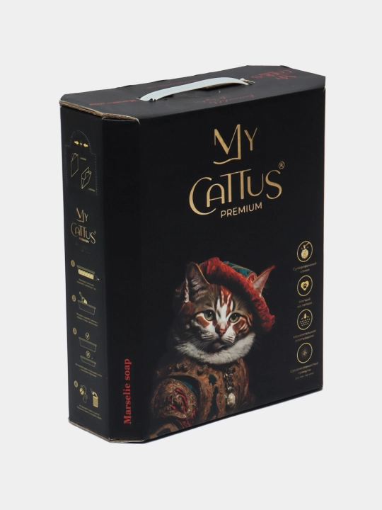 Впитывающий наполнитель для кошачьего туалета My Cattus Premium MARSEILLE SOAP