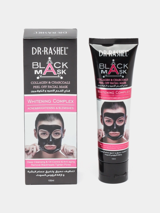 Маска для лица COLLAGEN & CHARCOALS PEEL OFF MASK, 100 мл от Dr.Rashel - 