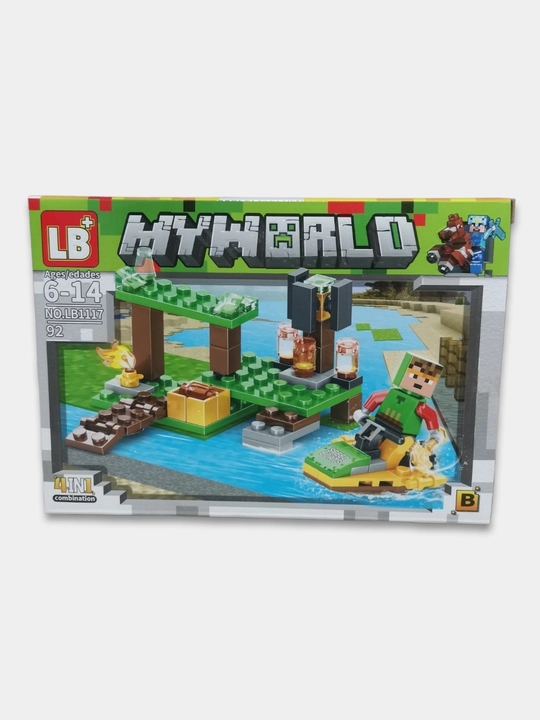 Конструктор Лего My world совместим с Lego Minecraft, Cube world