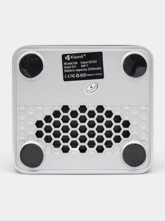 Portativ kolonka, soat, budilnik Kisonli G8 Bluetooth