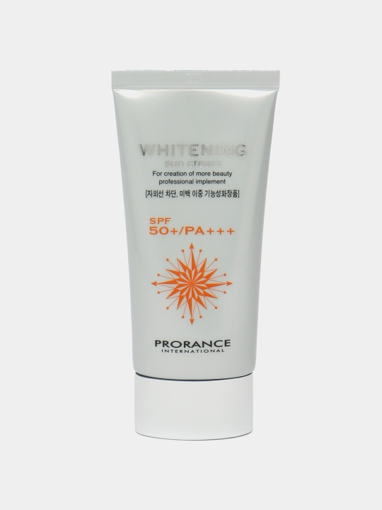 Quyoshdan himoya oqartiruvchi krem Prorance Whitening SPF 50+ PA+++, 70 ml