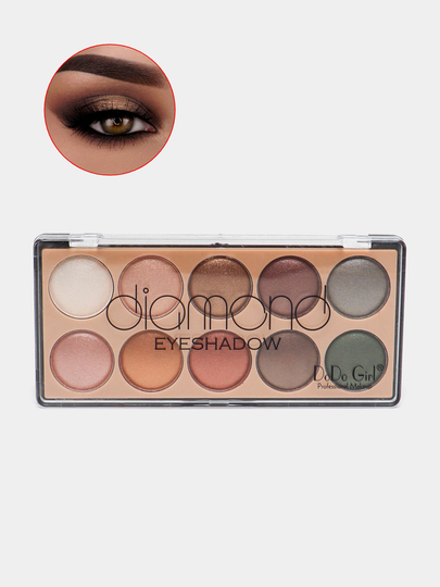 Qovoqlar uchun tenlar, shimmer, DoDo Girl, 10 ta rang - 