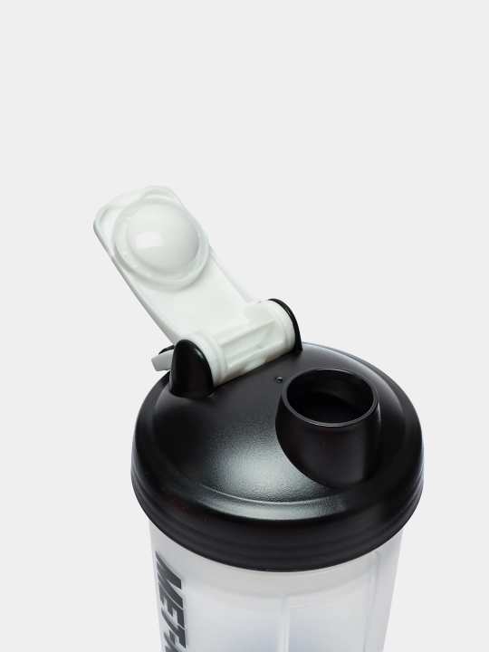 Shaker shishasi, sport, spiral bilan, protein  uchun  chashasi  bilan