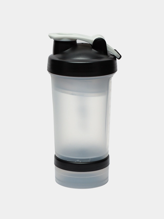 Shaker shishasi, sport, spiral bilan, protein  uchun  chashasi  bilan