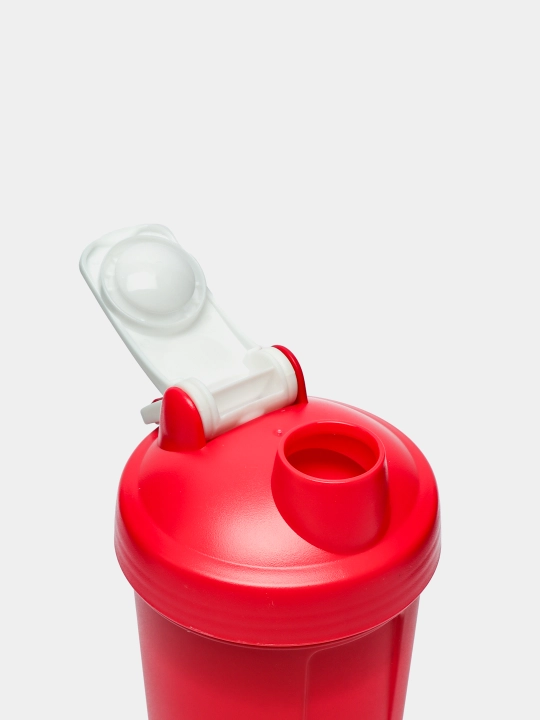 Shaker shishasi, sport, spiral bilan, protein  uchun  chashasi  bilan