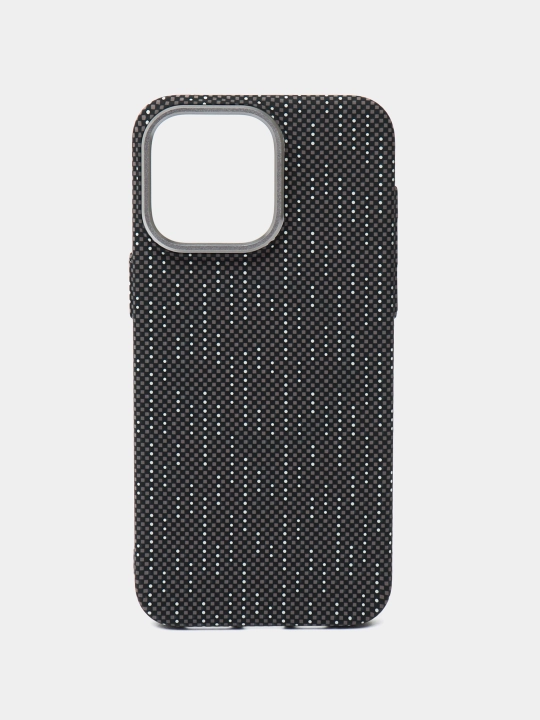 Карбоновый MagSafe чехол для IPhone 16 Pro/16 Pro Max/13/14/15/Plus/Pro/Pro Max