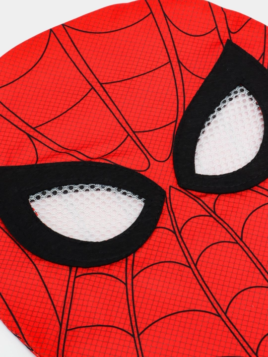 Набор с маской Человека Паука, моргающая маска, Spider Man, костюм, футболка, супергерой