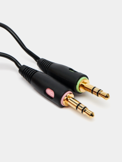 Quloqchinlar Logitech H110, mikrofonli kompyuter uchun, aux ulanishi