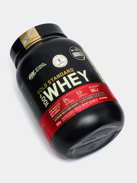 Американский протеин Whey Gold Standard, 907 гр, для набора мышечной массы, с BCAA 5.5 гр