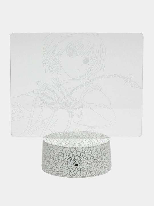 Anime Hunter HxH, pultli 3D chiroq, LED RGB yoritgich va USB