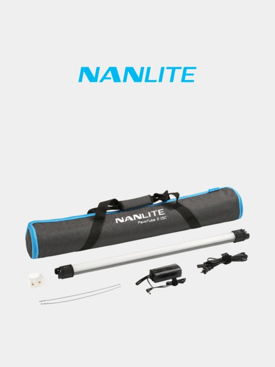 NANLITE Pavotube II 15C LED RGBWW Tube Light Kit LED Svetodiod tayoqlar to'plami - 