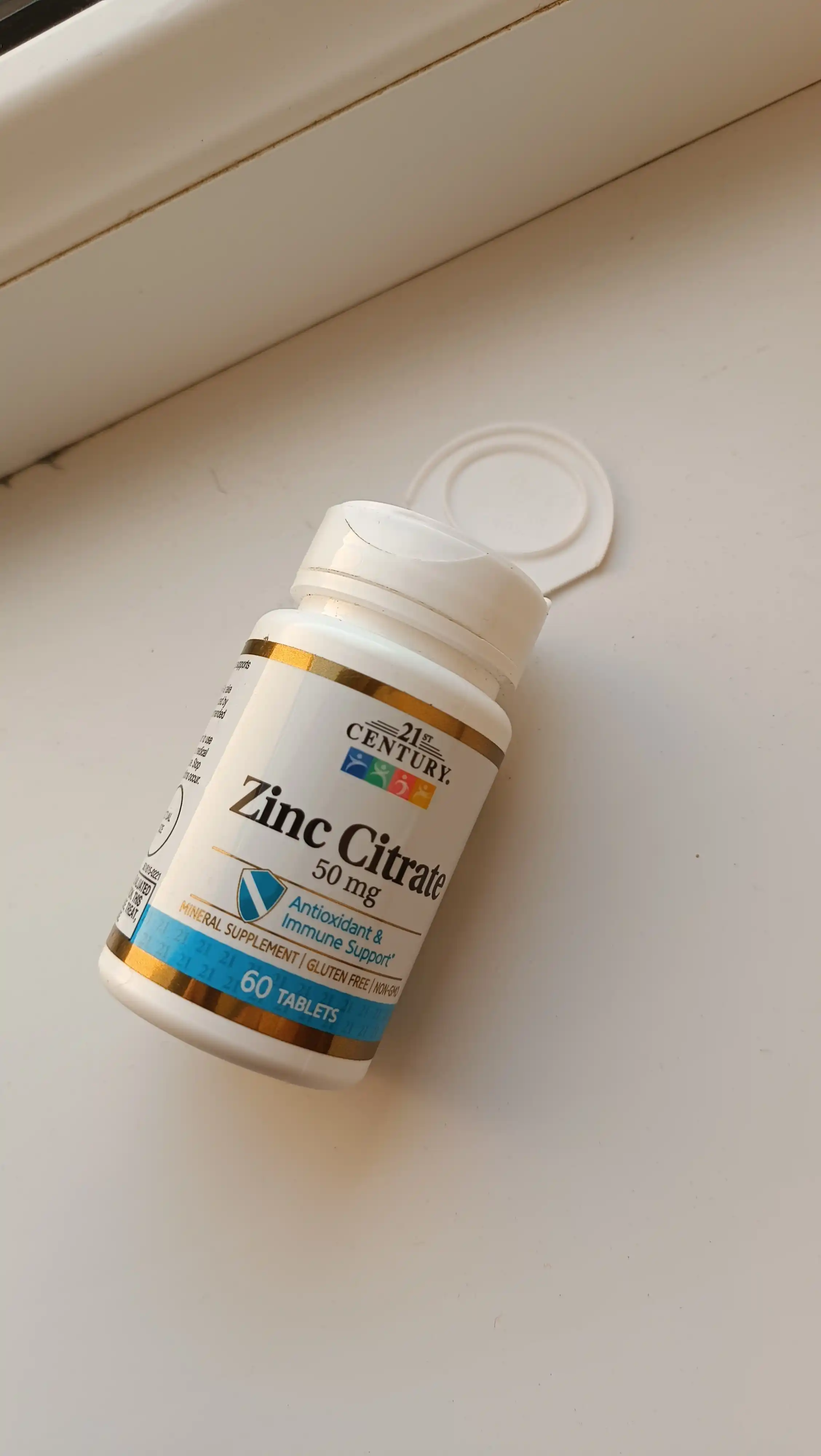 Sink sitrat 21st Century, 50 mg, 60 kapsula