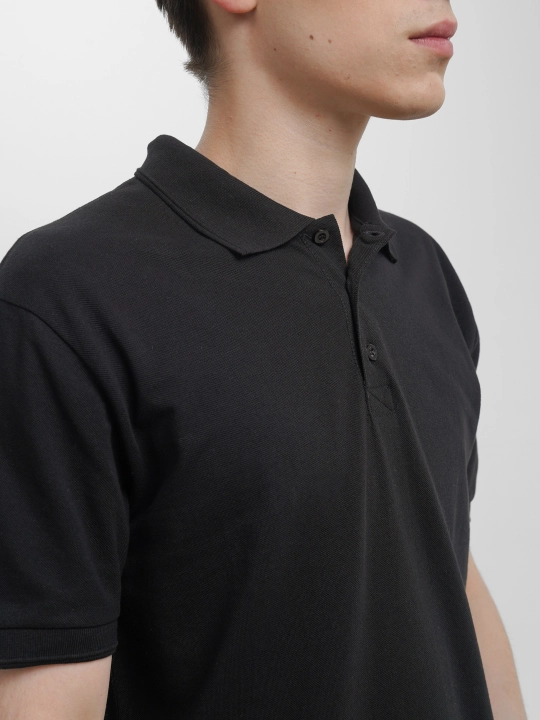 Erkaklar uchun futbolka polo, 100% paxta, bir o'lchamga katta