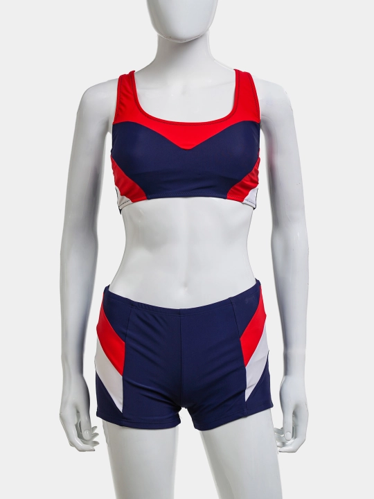 Ayollar suzish kiyimi: bikini shorti bilan - 
