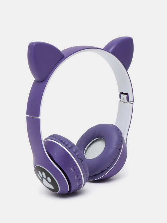 Simsiz quloqchin Cat Ear, yonadigan mushuk quloqlari bilan, Bluetooth