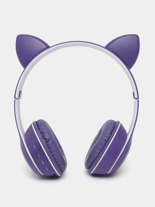 Simsiz quloqchin Cat Ear, yonadigan mushuk quloqlari bilan, Bluetooth
