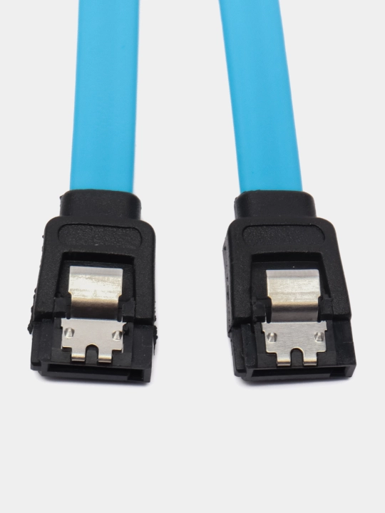 SATA шлейф, кабель 6 Гб/с, с фиксатором для подключения SSD, HDD, DVD