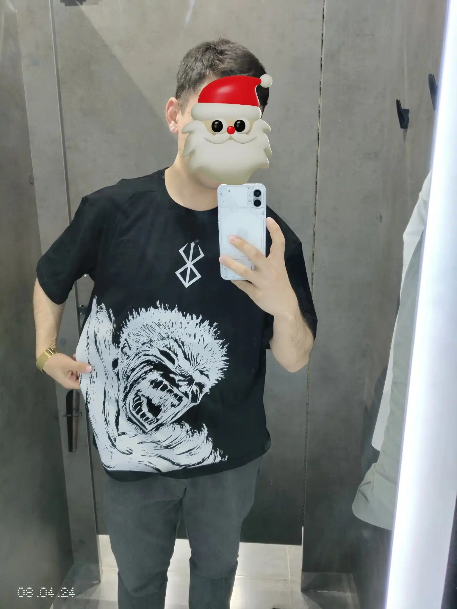 Futbolka oversize print bilan Berserk, uniseks