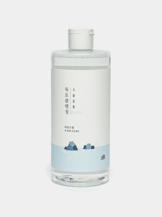 Round Lab Dokdo Cleansing Water sezgir teri uchun mitsellyar tozalovchi suv