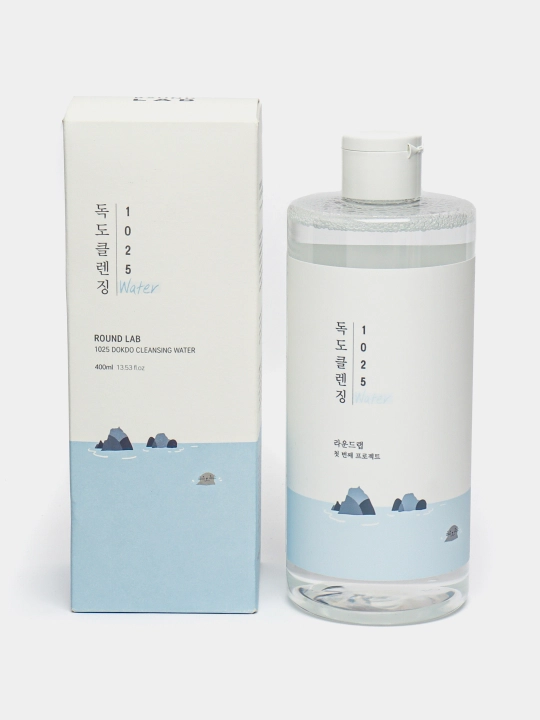 Round Lab Dokdo Cleansing Water sezgir teri uchun mitsellyar tozalovchi suv - 
