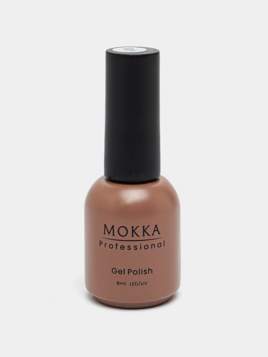 Rangli jel lak MOKKA, UV/LED chiroqda quriting, 8 ml