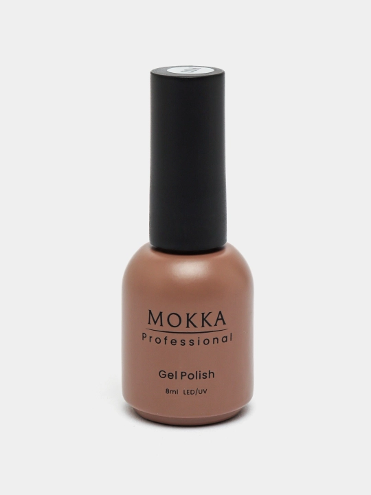 Rangli jel lak MOKKA, UV/LED chiroqda quriting, 8 ml
