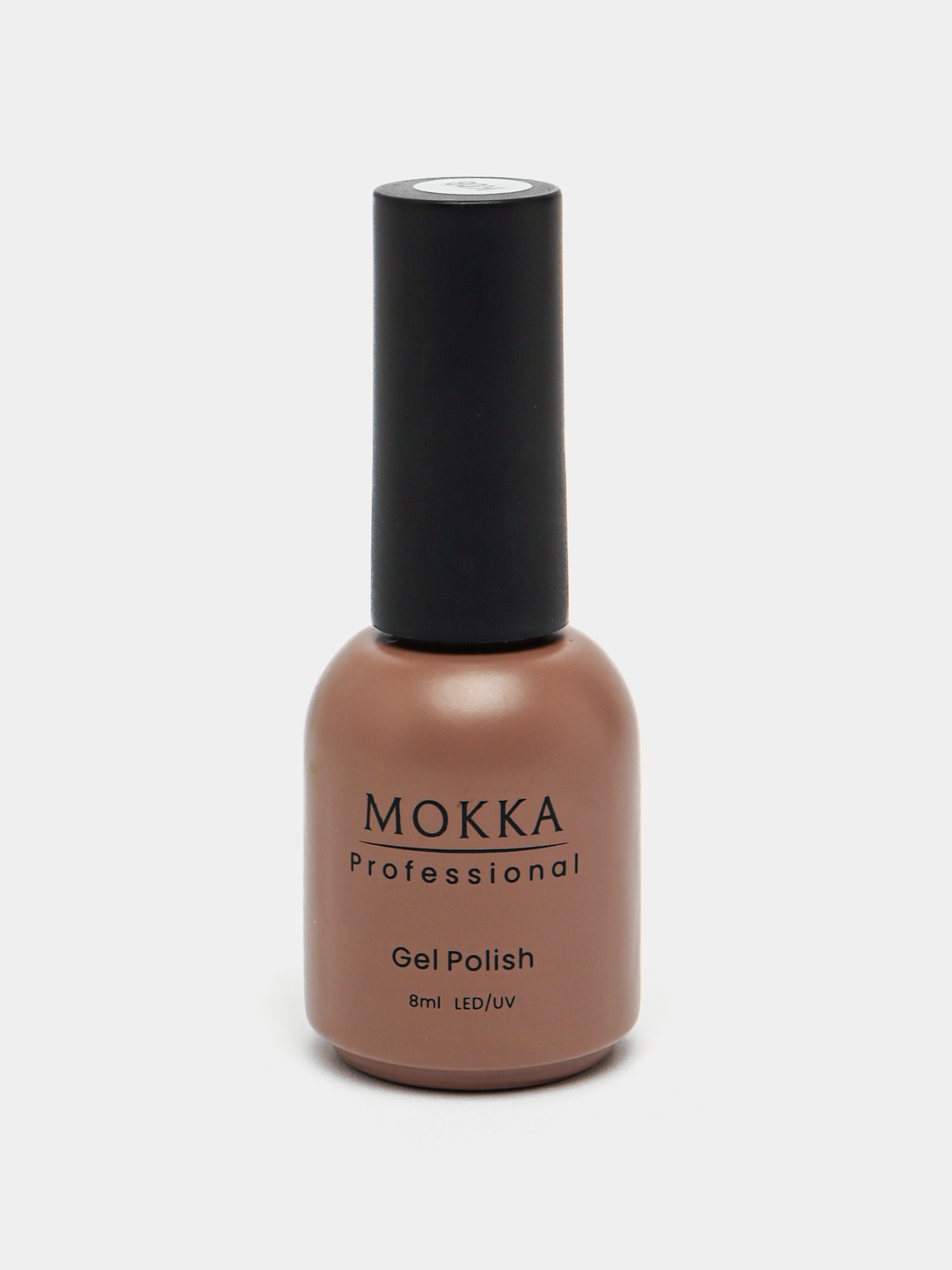 Rangli jel lak MOKKA, UV/LED chiroqda quriting, 8 ml