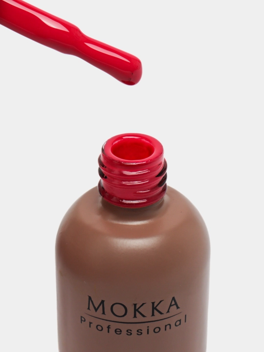 Rangli jel lak MOKKA, UV/LED chiroqda quriting, 8 ml
